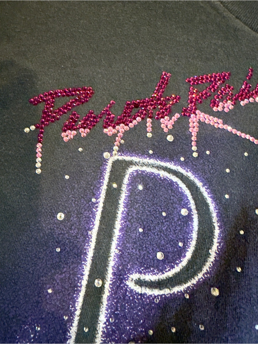 Purple Rain tee shirt from the Paisley Park Museum.  Handmade 1 of a kind